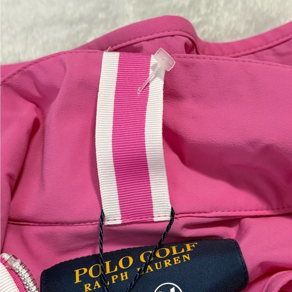 Ralph Lauren Polo Golf Zip-Up W 19 Spring Pink Top - Picture 9 of 10